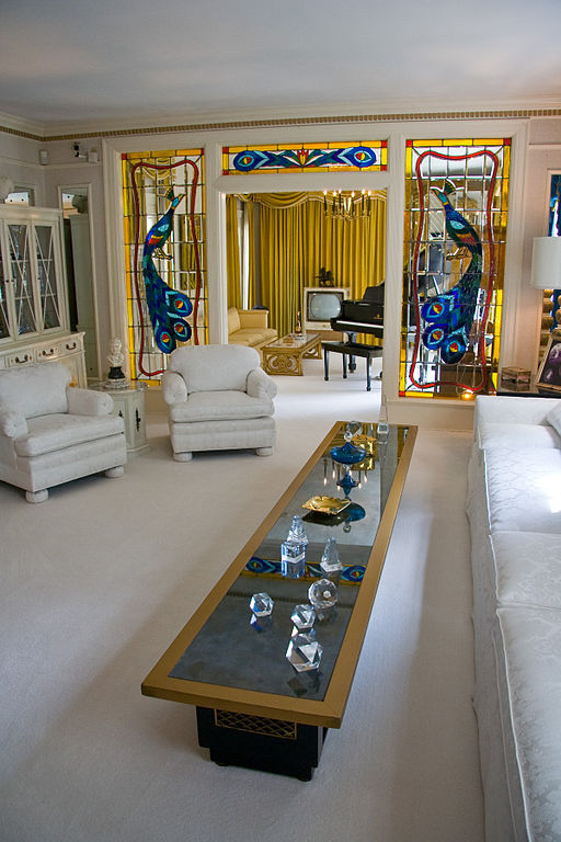 My living room will never look as tidy as the one at Graceland.