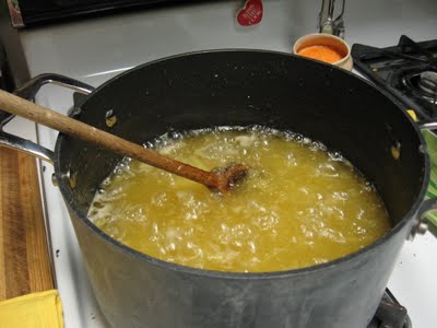 Rapid boil for 10 minutes, stiring constantly.