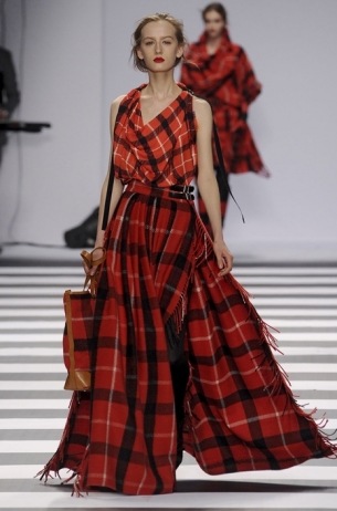 Designers have gone mad for plaid for Fall 2012
