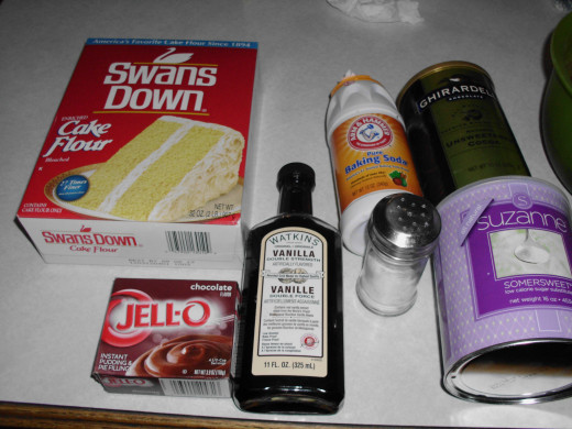 Ingredients with Somersweet sugar substitute