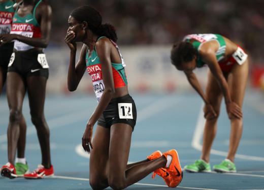 Sally Kipyego did not believe it, qualifying for the Kenyan team for the first time after four failed attempts and winning a Silver medal in 10,000m in Daegu World championships