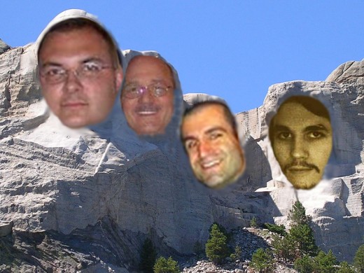 This Mount HubPages parody created by the author features the images of HubPages writers Dave Roome, Rick Stephen, Jason Menayan, and James Johnson.