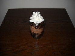 How to make a decadent brownie parfait with chocolate whipped cream