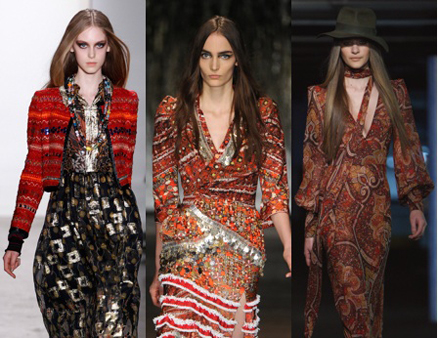  Bohemian continues to be a top trend into Fall 2012.