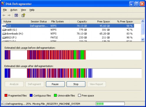 A Very Fragmented Hard Drive