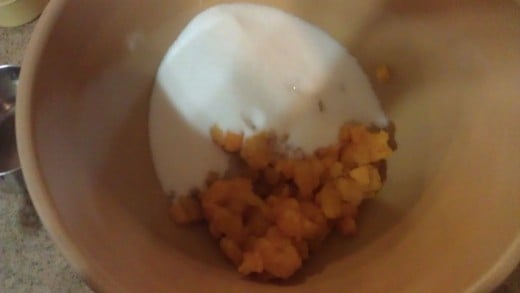 Pumpkin and sugar