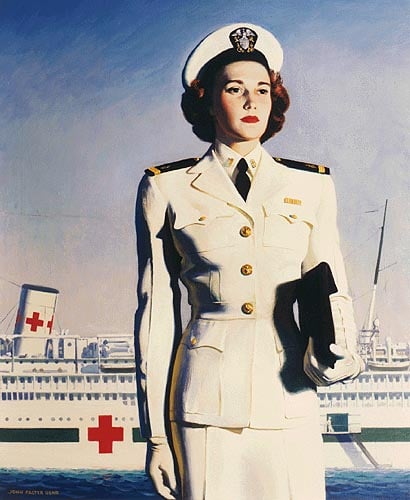 A US Navy Nurse. Nursing continues to be an important occupation in America.