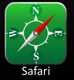 Designing Safari icon using Corel Draw