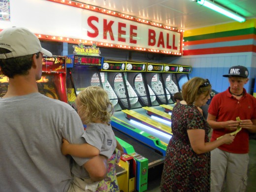 I forgot how much fun Skee Ball is!