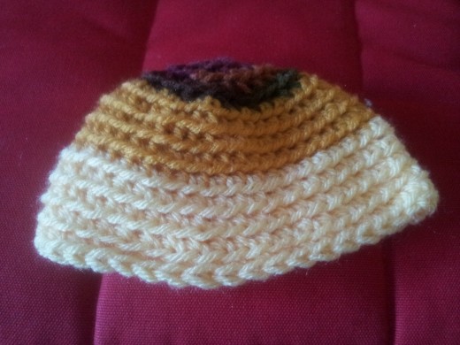 baby beanie  made from single crochet !