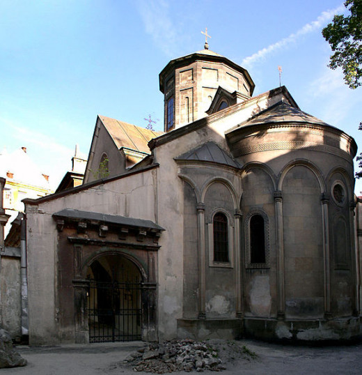 Armenian church in Lviv