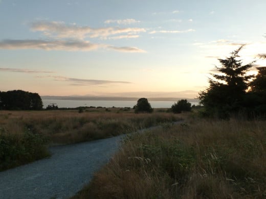 Sunset at Discovery Park