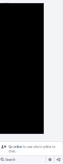 Click "Go Online" to make yourself visible to your Facebook friends again.