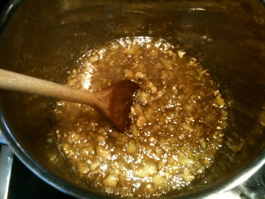 When the ginger liquid looks like this, it's ready