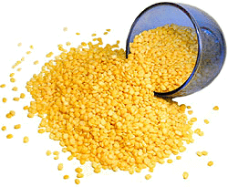 moong dhal with husk removed