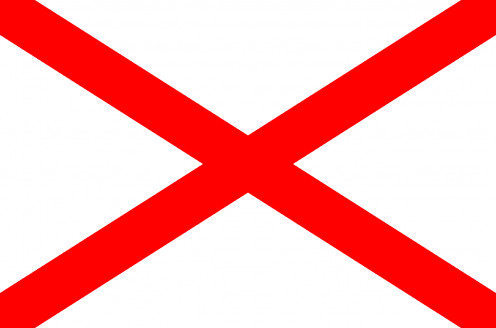 Flag used in the Police Service of Northern Ireland's logo 