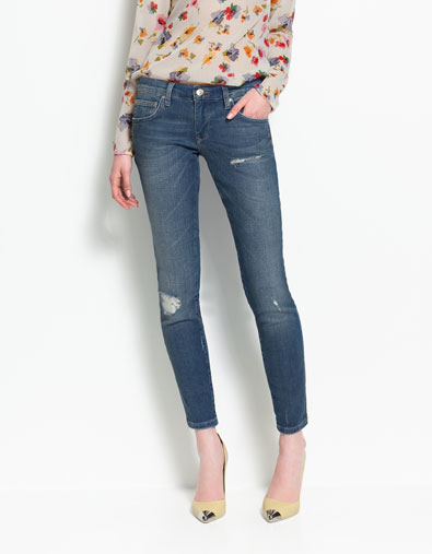 Vintage Pop Slim Jeans in Denim
