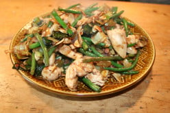 Chinese Stir-fried Chicken with Green Beans and Almonds