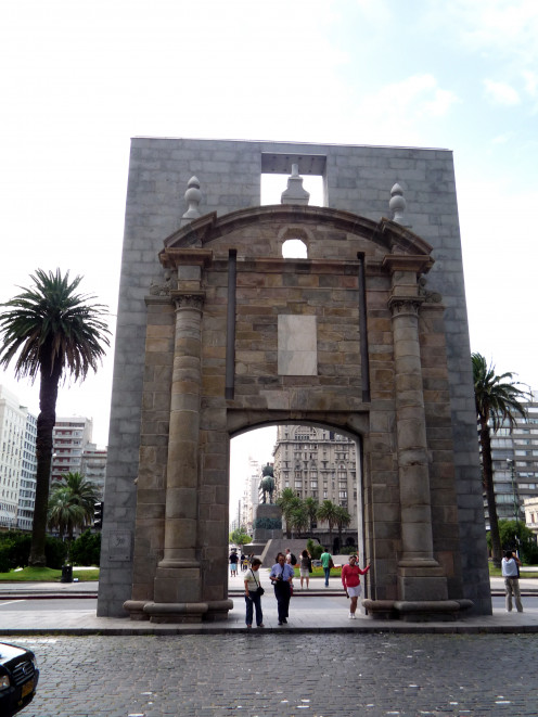 Gateway to the old fortified city, Montevideo