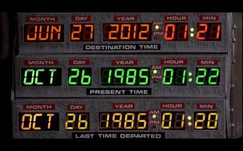 It is such a rare event, and it happened two days after the entry date programmed into the time machine of Back to the Future. Maybe the energy from the storm was used by an 88 mph DeLorean to go Back to the Past?