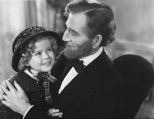 Shirley Temple meets the President in The Littlest Rebel (1935)