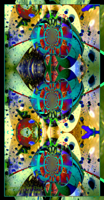 "Cosmic Cuckoo Clock" by Robert G. Kernodle, from the "Big Amazing Abstract" Gallery at