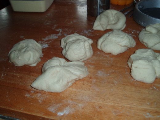 proven dough ready for the next stage
