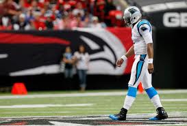 A dejected Cam Newton, knowing that he will no't likely be on any of FF Commish's teams