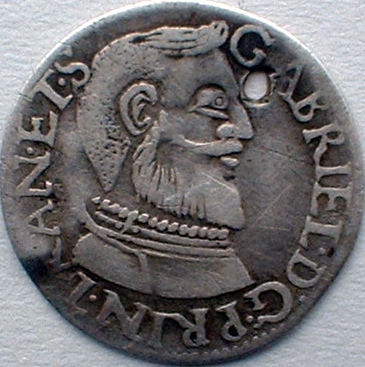Gabriel Báthory (1608 -1613 AD) Prince Of Transylvania (coin is technically early modern)