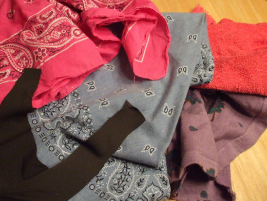 Fabric scraps