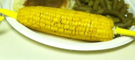 This corn is absolutely scrumptious -- juicy and tender and comes off the cob so easy!
