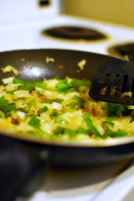 Be careful not to overcrowd your pan!