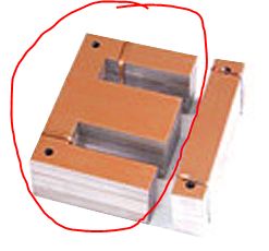 The E Portion of a Transformer Core