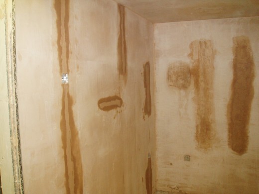 Training for plastering holes in walls