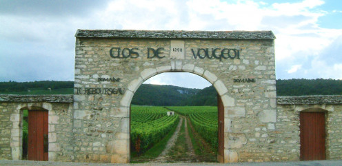 Gate to the Clos de Vougeot Vinyards