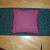 Place throw pillow in the center of the slipcover. Place throw pillow in the center of the slipcover.