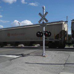 Train going through by my house on July 10, 2012. 