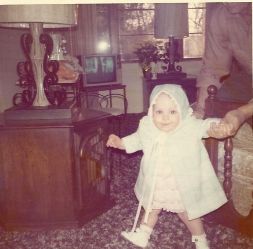 Holding Daddy's Hand - Easter 1973