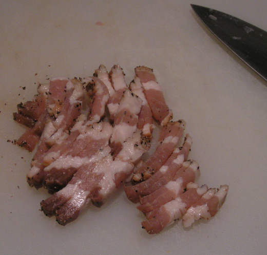 Step 1 - Chopped Bacon