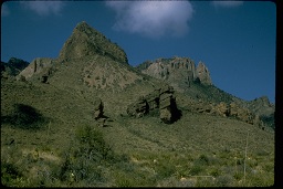 Big Bend National Park with low, erratic precipitation and low humidity.  Photo taken from http://www.nps.gov/pub_aff/imagebase.html