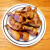 Our finished plate of coffee-brined chicken legs.