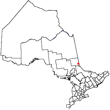 Map location of the City of Temiskaming Shores, Ontario