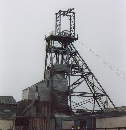 Geevor Tin Mine Headframe, Cornwall