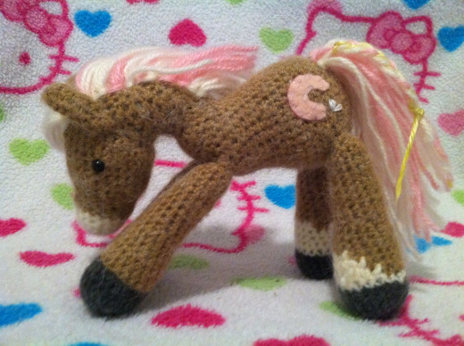Crochet pony