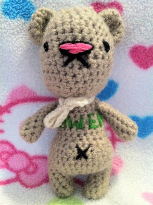 Crochet Bear Commission.