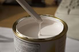 Titanium dioxide-flavored paint
