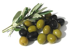 Use black and green olives
