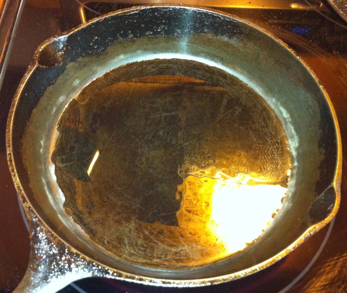 Add Oil to Pan, Heat on High