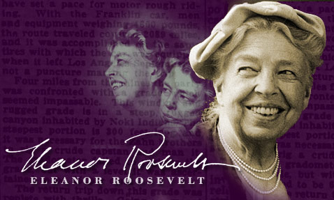 Anna Eleanor Roosevelt (1884-1962) - First Lady of USA from 1933-1945