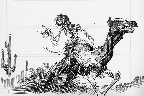 Depiction of the Red Ghost